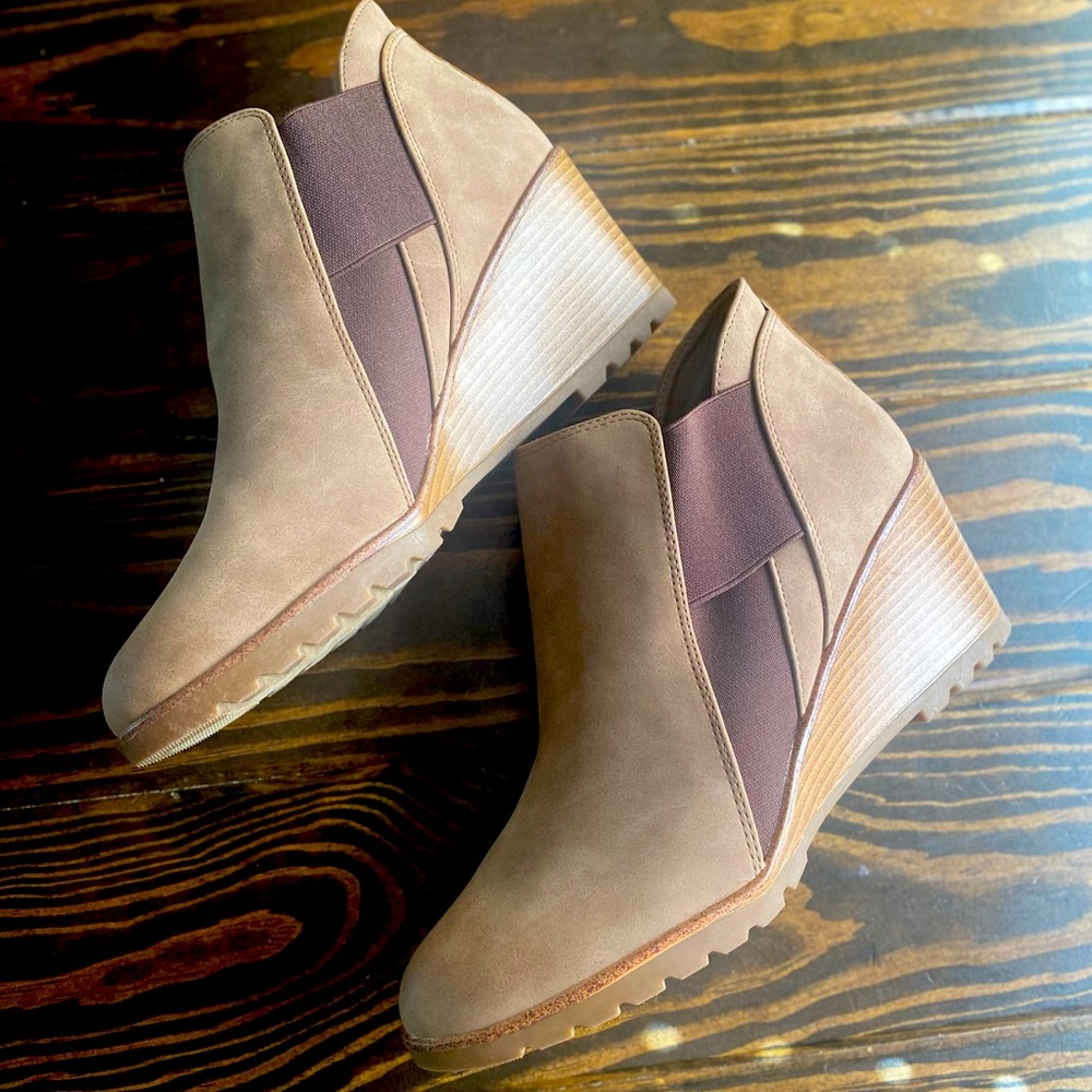 Maurices Brown Wedge Shoe